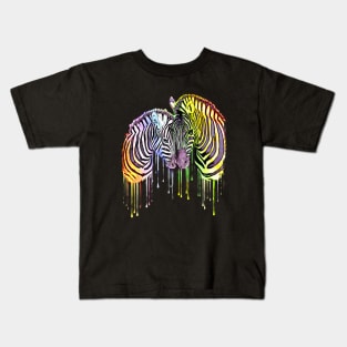 Zebra Lovers 9 Kids T-Shirt